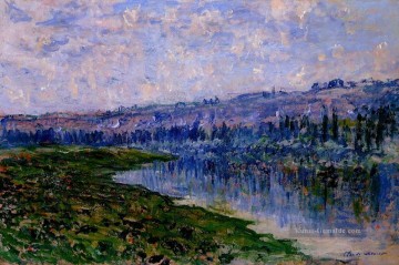 Claude Monet Werke - Die Seine und der Chaantemesle Hills Claude Monet